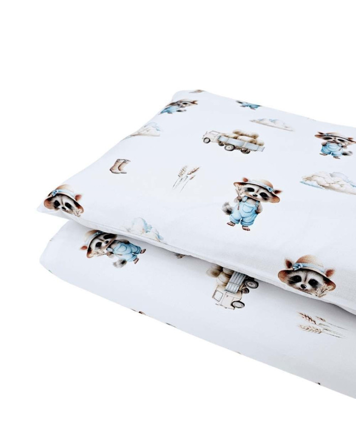Printed cotton bedding - 2-piece 135x100 cm FARMER