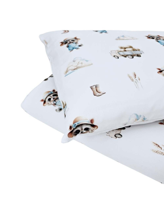 Printed cotton bedding - 2-piece 135x100 cm FARMER
