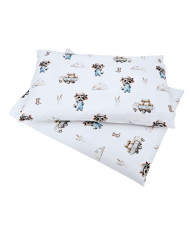 Printed cotton bedding - 2-piece 135x100 cm FARMER