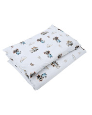 Printed cotton bedding - 2-piece 135x100 cm FARMER