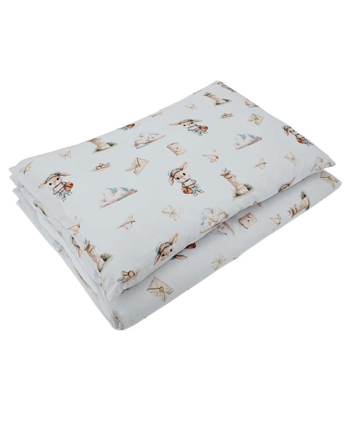 Printed cotton bedding - 2-piece 120x90 cm POSTMAN