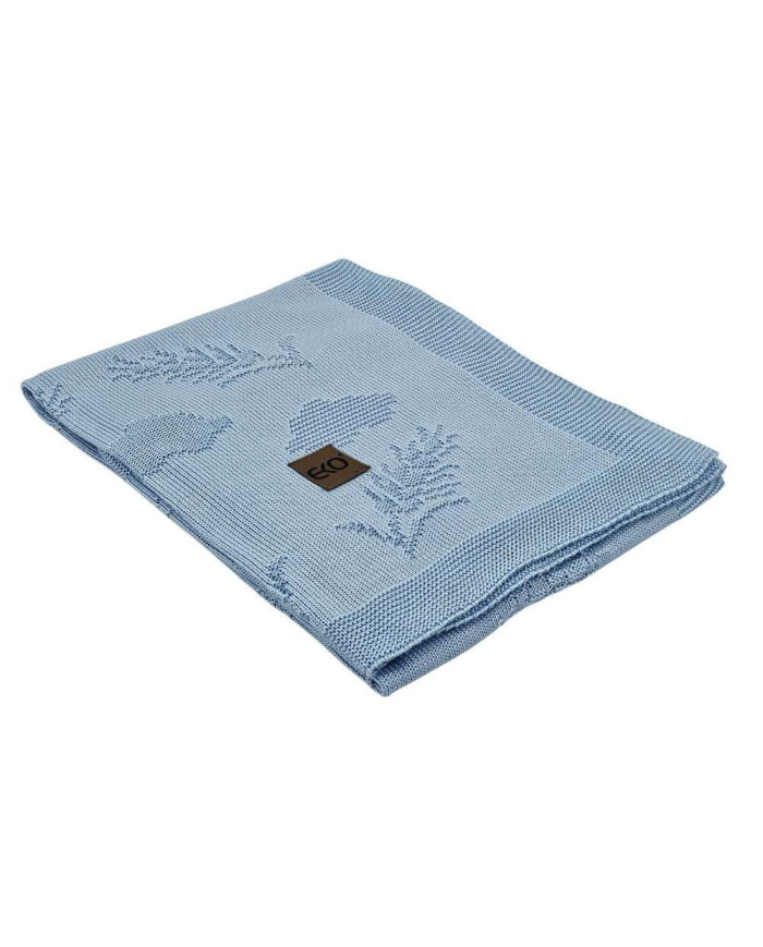 Bambusa trikotāžas sega Spaiki LIGHT BLUE