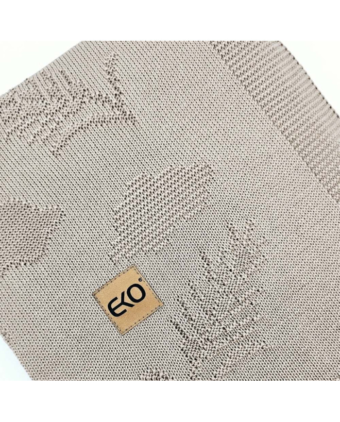 Bambusz kötött takaró Spikes BROWN