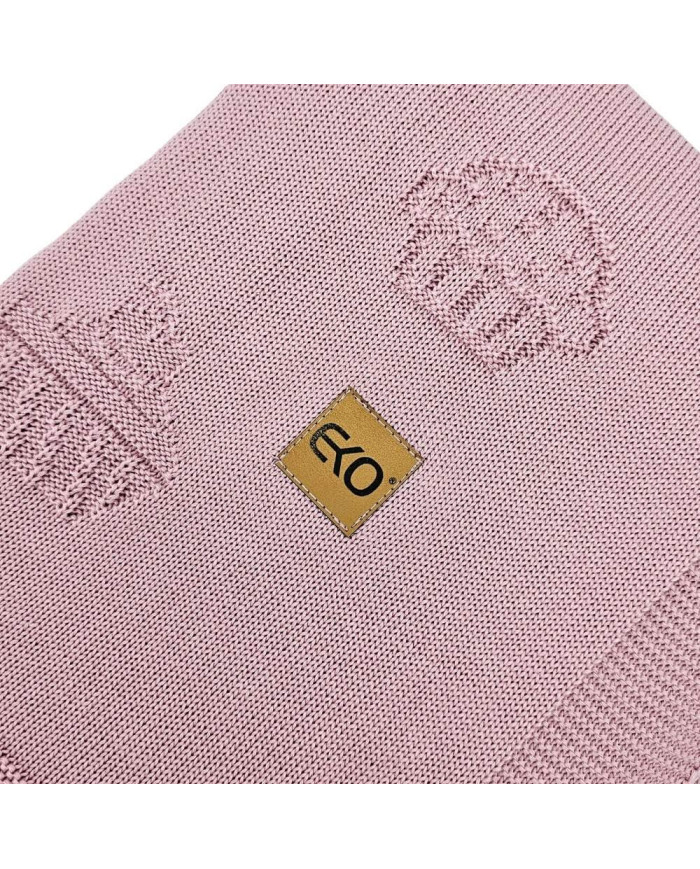 Bambusová pletená deka MUFFINS LILAC