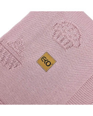 Couverture tricotée en bambou MUFFINS LILAC