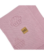 Couverture tricotée en bambou MUFFINS LILAC