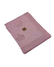 Bambusa trikotāžas sega MUFFINS LILAC