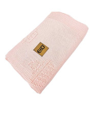 Couverture tricotée en bambou MUFFINS APRICOT