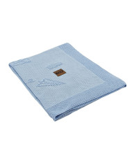 Pletena deka od bambusa BLUE