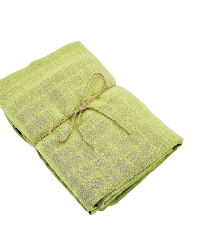 Lehký mušelínový zavinovačka – Prodyšná a Měkká pro Citlivou Pokožku 120 x 120 cm 1ks. GREEN