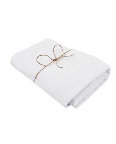 Lightweight Muslin Swaddle – Breathable & Soft for Sensitive Skin 120 x 120 cm 1pcs. WHITE