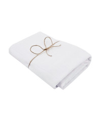 Lightweight Muslin Swaddle – Breathable & Soft for Sensitive Skin 120 x 120 cm 1pcs. WHITE