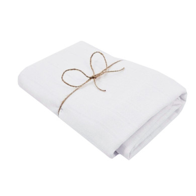Lekki Otulacz Muślinowy – Przewiewny i Miękki dla Wrażliwej Skóry Dziecka 120 x 120 cm 1szt. BIAŁY