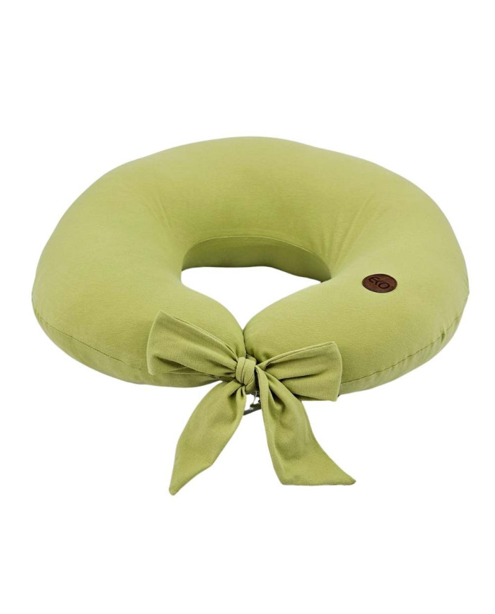 Jersey Nursing Pillow – Soft & Elastic Breastfeeding Support GREEN