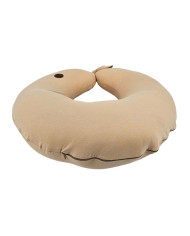 Jersey Nursing Pillow – Soft & Elastic Breastfeeding Support CARAMEL