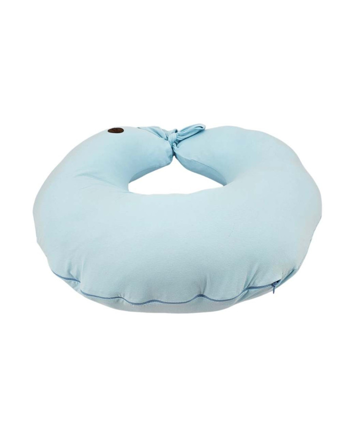Kojicí polštář z jersey – Měkký a Elastický pro Matku a Dítě LIGHT BLUE
