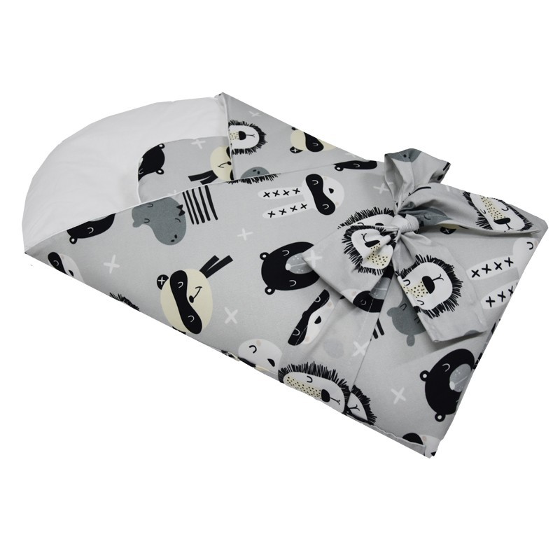 Printani Pamučni Baby Wrap sa kokosovim umetkom ANIMAL MASKS Printani Pamučni Baby Wrap sa kokosovim umetkom ANIMAL MASKS