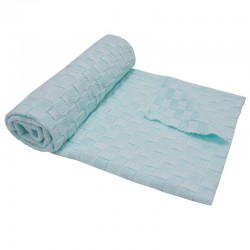 Jersey blanket TURQUOISE