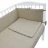 MOSS 02 jersey cot bedding set BEIGE